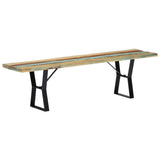 vidaXL Banc 110 cm Bois de récupération massif