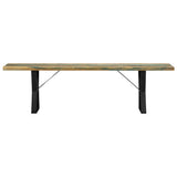 vidaXL Banc 110 cm Bois de récupération massif