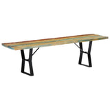 vidaXL Banc 110 cm Bois de récupération massif