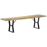 vidaXL Banc 110 cm Bois de récupération massif