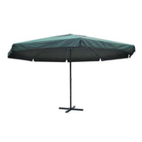 vidaXL Parasol blanc aluminium 500 cm