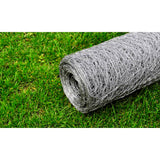 vidaXL Grillage pour volière Acier galvanisé 25 x 0,75 m Argenté