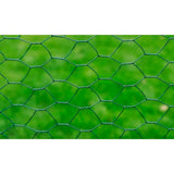 vidaXL Grillage à poule avec revêtement en PVC 25x0,5 m vert
