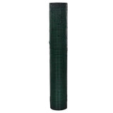 vidaXL Grillage Acier galvanisé et revêtement en PVC 10 x 1 m Vert