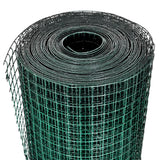 vidaXL Grillage Acier galvanisé et revêtement en PVC 10 x 1 m Vert