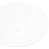 vidaXL Lavabo 42 x 14 cm Céramique Argenté