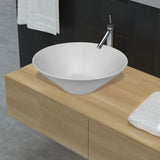 vidaXL Lavabo 42 x 14 cm Céramique Argenté