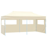 vidaXL Tente de réception pliable avec parois 3 x 6 m Anthracite