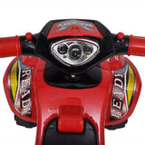 Quad à chevaucher enfant rouge avec son et lumière 