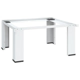 vidaXL Socle pour machine à laver Blanc