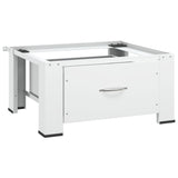 vidaXL Socle pour machine à laver Blanc