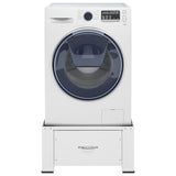 vidaXL Socle pour machine à laver Blanc