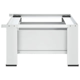 vidaXL Socle pour machine à laver Blanc