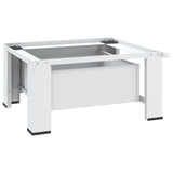 vidaXL Socle pour machine à laver Blanc