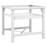 vidaXL Socle pour machine à laver Blanc