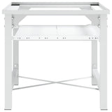 vidaXL Socle pour machine à laver Blanc