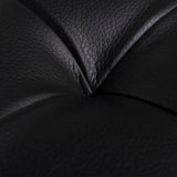 vidaXL Pouf de rangement 87,5 cm Rouge bordeaux Similicuir