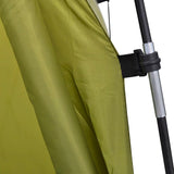 vidaXL Tente de douche WC Dressing Jaune