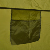 vidaXL Tente de douche WC Dressing Jaune