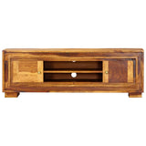 vidaXL Meuble TV 118x30x40 cm Bois de Sesham massif 