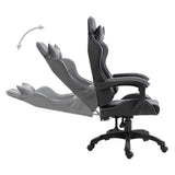 vidaXL Chaise de jeu Gris Similicuir