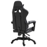 vidaXL Chaise de jeu Gris Similicuir