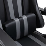 vidaXL Chaise de jeu Gris Similicuir