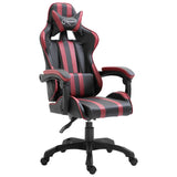 vidaXL Chaise de jeu Gris Similicuir