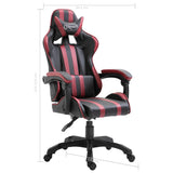 vidaXL Chaise de jeu Gris Similicuir