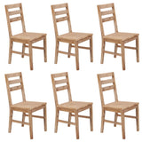 vidaXL Chaises à manger lot de 2 bois d'acacia solide