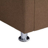 vidaXL Fauteuil cube Vert Tissu