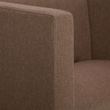 vidaXL Fauteuil cube Vert Tissu