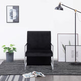 vidaXL Fauteuil avec pieds chromés Noir Velours (plusieurs options disponibles)