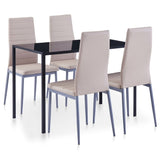 vidaXL Ensemble de salle à manger 5 pcs Cappuccino  (plusieurs options disponibles)