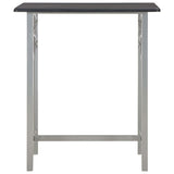 vidaXL Ensemble de bar 3 pcs Bois et acier Noir