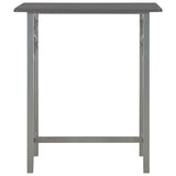 vidaXL Ensemble de bar 3 pcs Bois et acier Noir