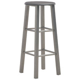 vidaXL Ensemble de bar 3 pcs Bois et acier Noir
