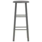 vidaXL Ensemble de bar 3 pcs Bois et acier Noir
