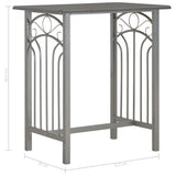 vidaXL Ensemble de bar 3 pcs Bois et acier Noir