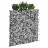 vidaXL Lit surélevé à gabion en trapèze Acier galvanisé 80x20x100 cm