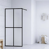 vidaXL Écran de douche Verre trempé dépoli 118x190 cm