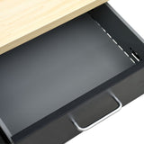vidaXL Établi Noir 160x60x85 cm Acier