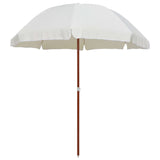 vidaXL Parasol avec mât en acier 180 cm Taupe
