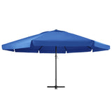 vidaXL Parasol blanc aluminium 500 cm