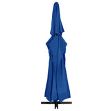 vidaXL Parasol blanc aluminium 500 cm
