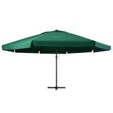 vidaXL Parasol blanc aluminium 500 cm