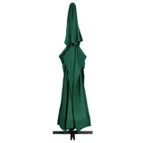 vidaXL Parasol blanc aluminium 500 cm