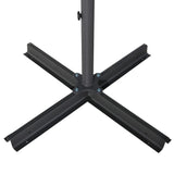 vidaXL Parasol blanc aluminium 500 cm