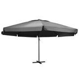 vidaXL Parasol blanc aluminium 500 cm