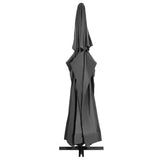 vidaXL Parasol blanc aluminium 500 cm
